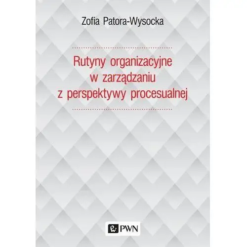 Rutyny organizacyjne w zarządzaniu z perspektywy procesualnej