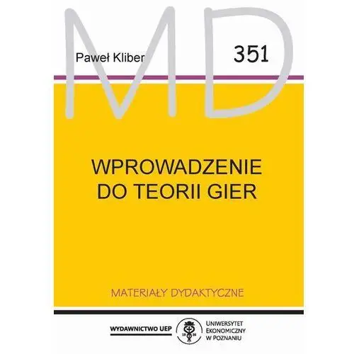 Wprowadzenie do teorii gier Paweł kliber