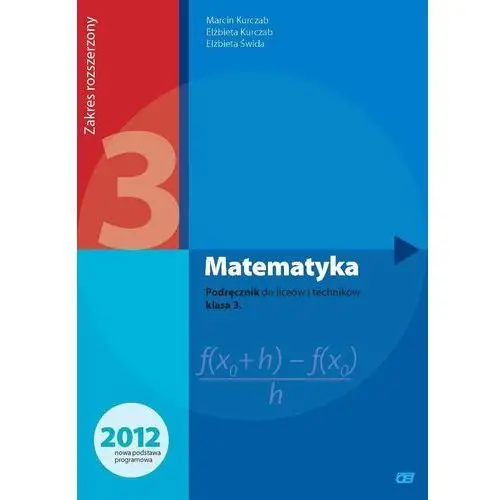 Matematyka LO kl.3 podręcznik / zakres rozszerzony,915KS (1630832)