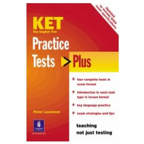 Pearson education limited Ket practice tests plus students' book new edition