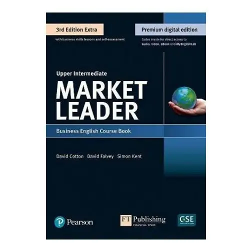 Pearson education limited Market leader 3e extra upper intermediate student's book & ebook with online practice, digital resources & dvd pack