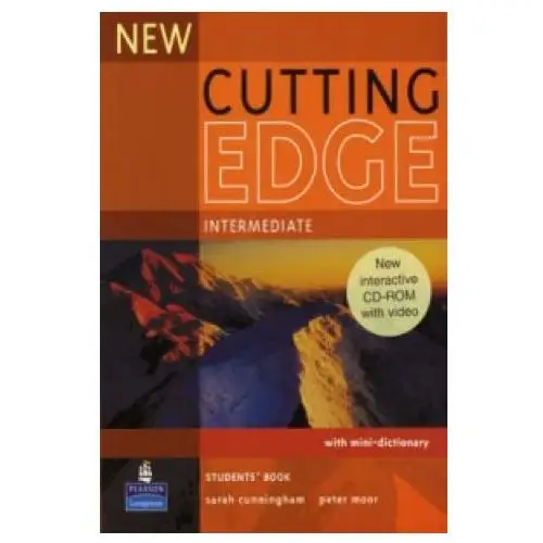 Pearson education limited New cutting edge intermediate students book and cd-rom pack