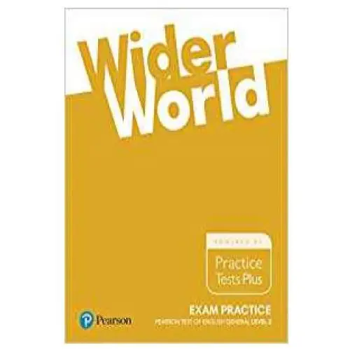 Pearson education limited Wider world exam practice: pearson tests of english general level 2(b1)