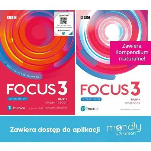 Pearson Focus second edition 3. komplet podręcznik + zeszyt ćwiczeń + dostęp mondly