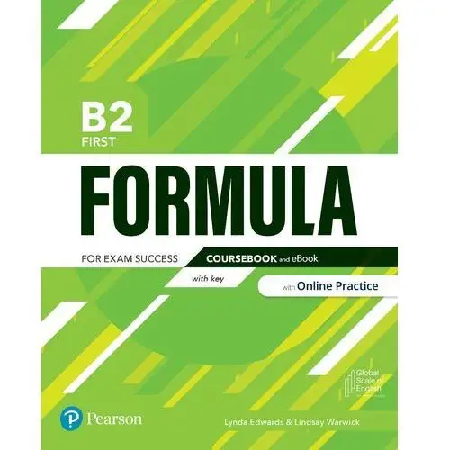 Formula. b2 first. coursebook with key + książka w wersji cyfrowej Pearson