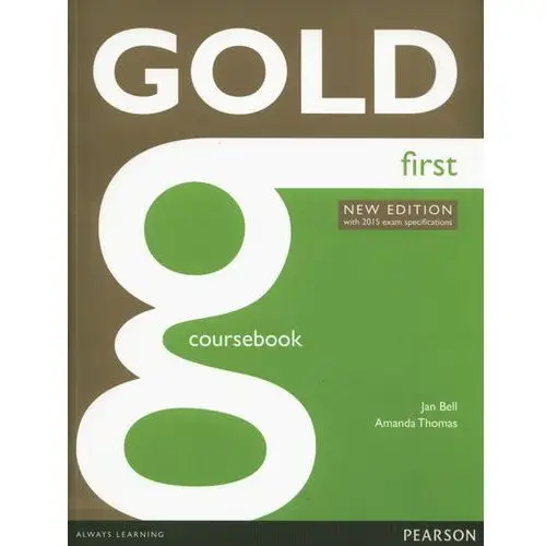 Pearson Gold first. podręcznik + audio online