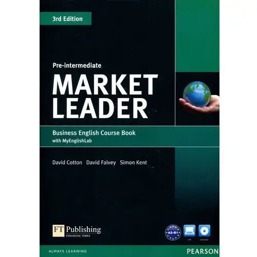 Market leader third edition pre-intermediate. podręcznik + cd + my english lab Pearson