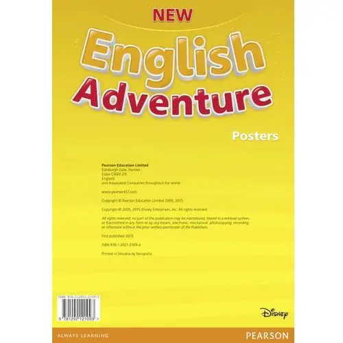New english adventure 1. zestaw plakatów