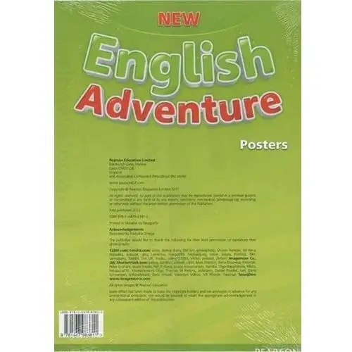 Pearson New english adventure 2. zestaw plakatów