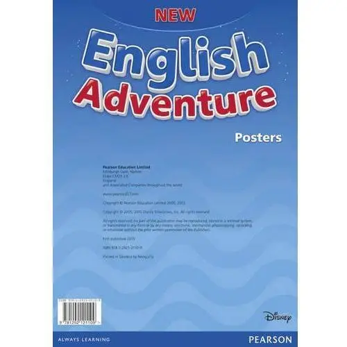 New english adventure starter. zestaw plakatów Pearson