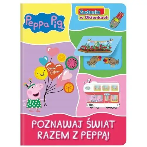 Peppa Pig. Zadania w Okienkach. Poznawaj świat razem z Peppą