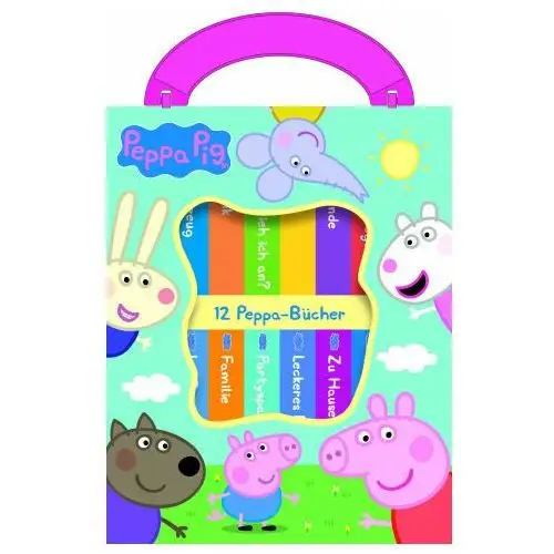 Peppa pig - meine erste bibliothek - bücherbox mit 12 pappbilderbüchern - peppa wutz Phoenix int publications