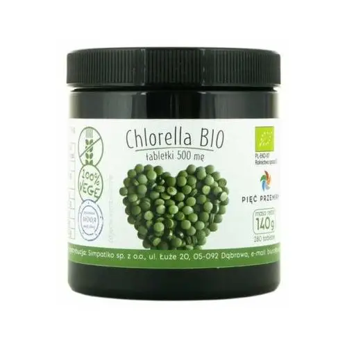 Pięć Przemian Chlorella Bio tabletki 140 g