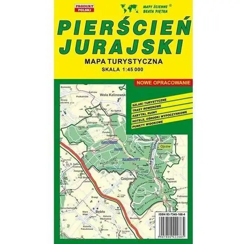 Pierścień Jurajski 1:45 000 mapa turystyczna