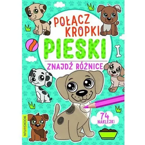 Pieski. Połącz kropki, znajdź różnicę