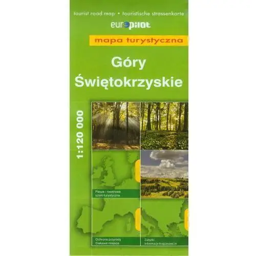 Pilot daunpol Mapa turystyczna. góry świętokrzyskie. skala 1 : 120 000. europilot