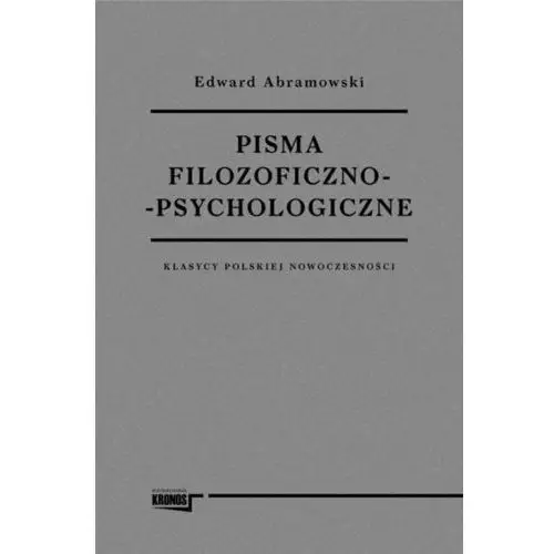 Pisma filozoficzno-psychologiczne