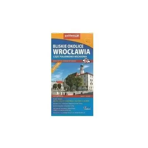 Mapa - Bliskie okolice Wrocławia cz. połud-wsch