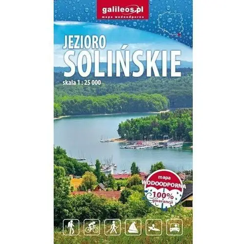 Mapa - jezioro solińskie 1:25 000 Plan