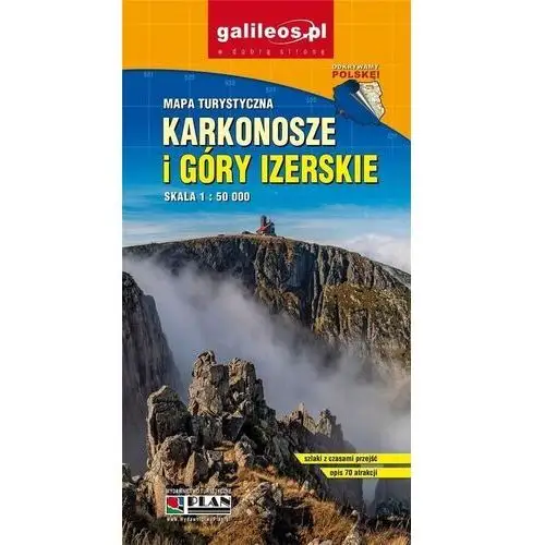 Plan Mapa - karkonosze i góry izerskie 1:50 000