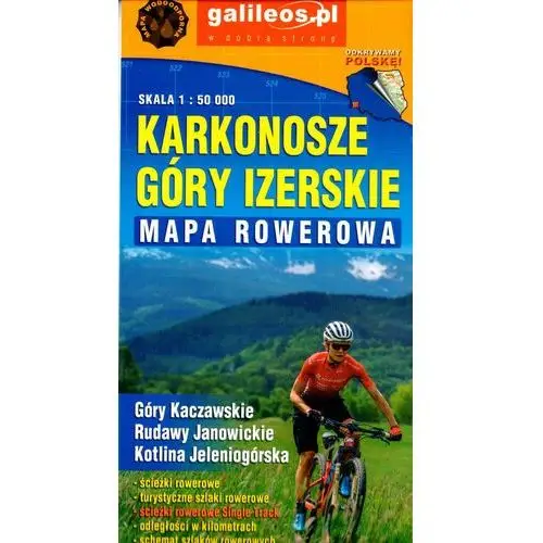 Plan Mapa rowerowa - karkonosze i góry izerskie 1:50000 - praca zbiorowa