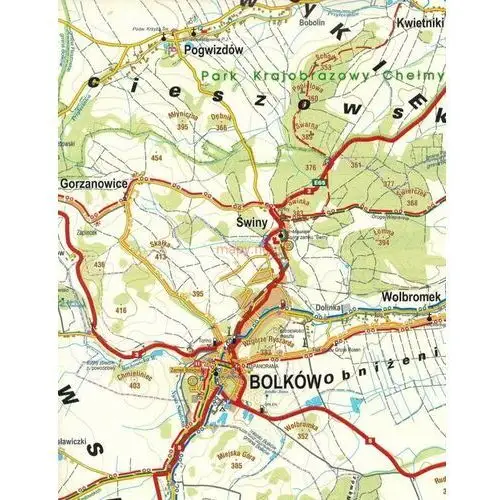 Mapa turystyczna - Księstwo Świdnicko - Jaworskie, 11409