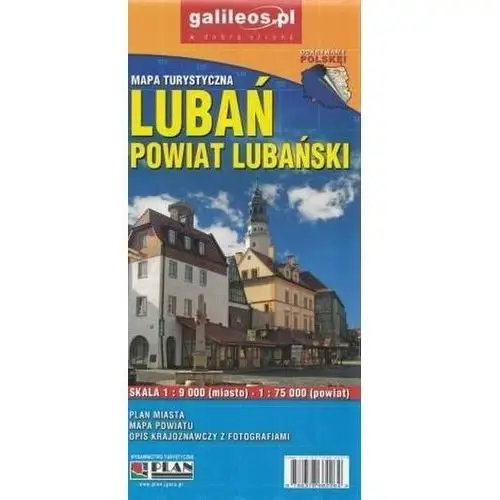 Mapa turystyczna - lubań/powiat lubański Plan