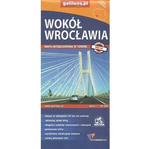 Mapa turystyczna - Wokół Wrocławia 1:50 000 - Praca zbiorowa