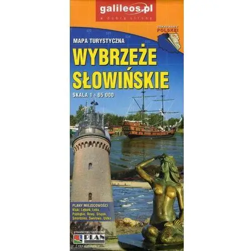 Mapa turystyczna - Wybrzeże Słowińskie 1:65 000 - Praca zbiorowa,869MP