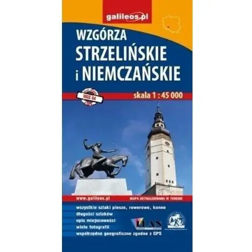 Mapa turystyczna - Wzgórza Strzelińskie i Niemcz. - Praca zbiorowa