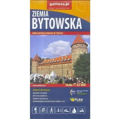 Plan Mapa - ziemia bytowska 1:65 000