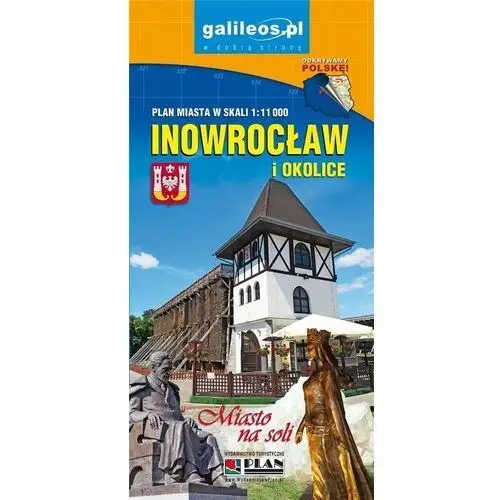 Miasta - inowrocław i okolice lam. 1:11 000 Plan