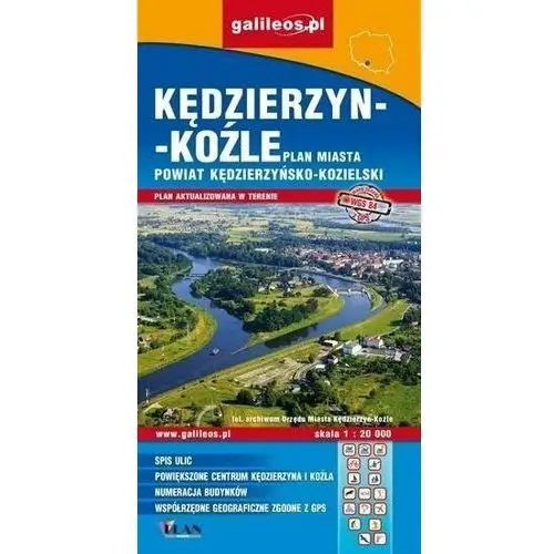 Plan miasta - Kędzierzyn-Koźle (powiat) 1:20 000