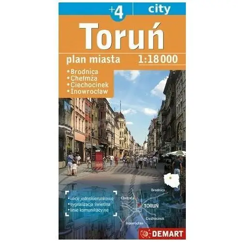 Plan miasta Toruń +4 1:18 000
