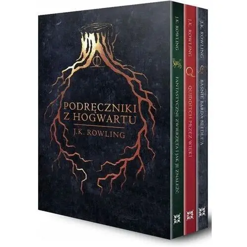 Podręczniki Z Hogwartu kpl 3 książek w etui twarda oprawa Harry Potter Kd