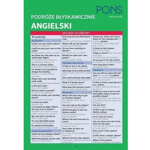 Podróże błyskawicznie. Angielski