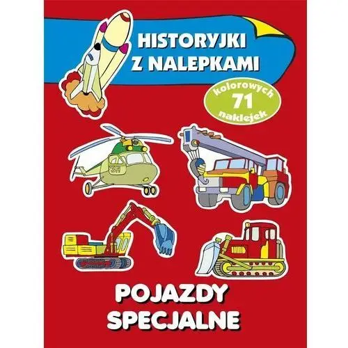 Pojazdy specjalne. historyjki z nalepkami