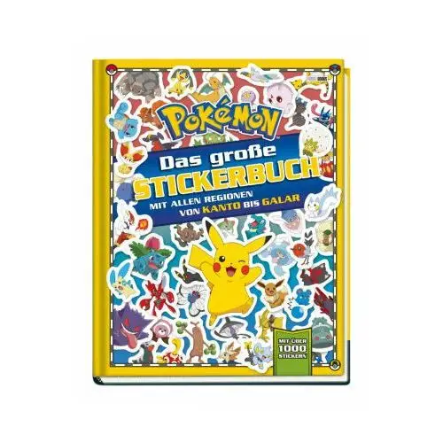 Pokémon: Das große Stickerbuch mit allen Regionen von Kanto bis Galar