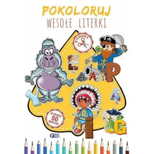 Pokoloruj wesołe literki