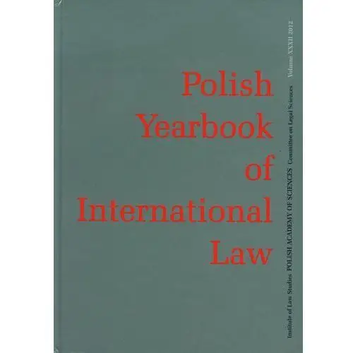 Polish Yearbook of International Law - Praca zbiorowa