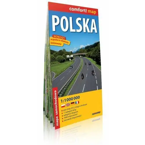 Polska. Mapa 1:1 000 000
