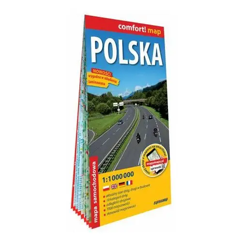 Polska. Mapa samochodowa 1:1 000 000