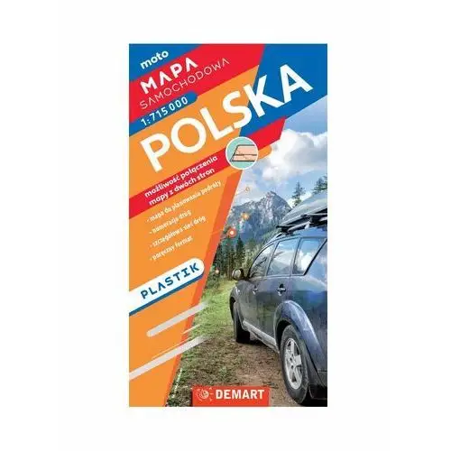 Polska. Mapa samochodowa 1:715 000