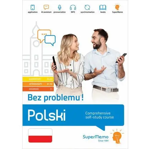 Polski. Bez problemu! Comprehensive self-study course (elementary level A1-A2, intermediate B1-B2 and advanced C1)