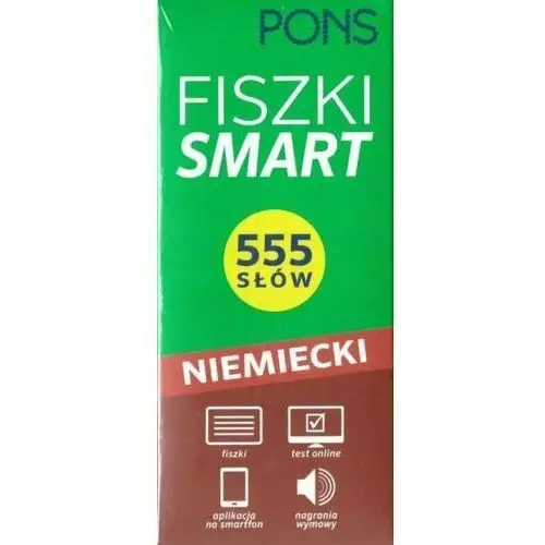 Fiszki smart 555 słów. niemiecki w.2022 Pons