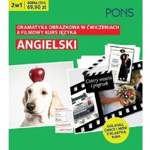 Pons Gramatyka obrazkowa/filmowy kurs. angielski 2w1