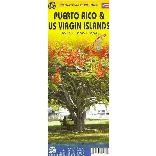 Portoryko i Wyspy Dziewicze Stanów Zjednoczonych. Mapa 1:190 000 / 1:50 000