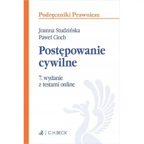 Postępowanie cywilne z testami Joanna Studzińska, Paweł Cioch