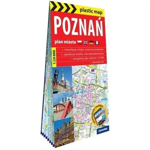 Poznań foliowany plan miasta 1:20 000