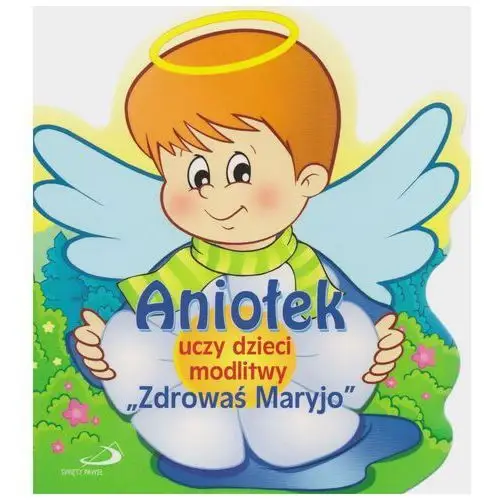 Aniołek uczy dzieci modlitwy zdrowaś maryjo